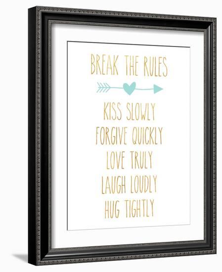 Break the Rules II-SD Graphics Studio-Framed Art Print