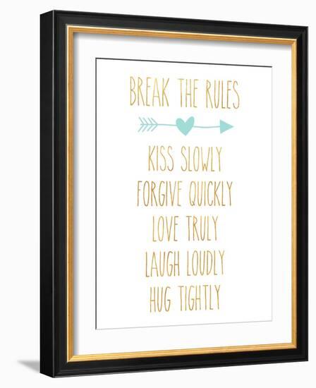 Break the Rules II-SD Graphics Studio-Framed Art Print