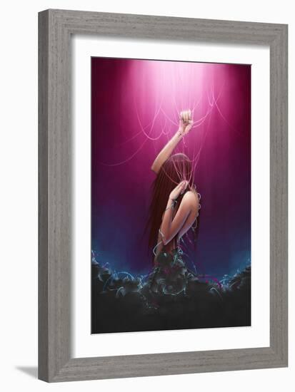 Breakaway-Charlie Bowater-Framed Art Print