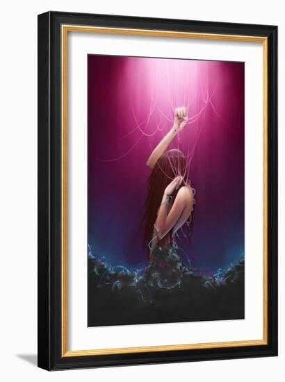 Breakaway-Charlie Bowater-Framed Art Print