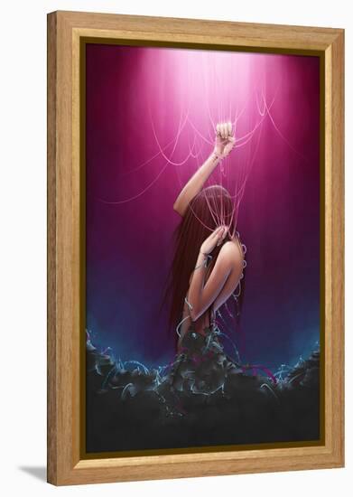 Breakaway-Charlie Bowater-Framed Stretched Canvas