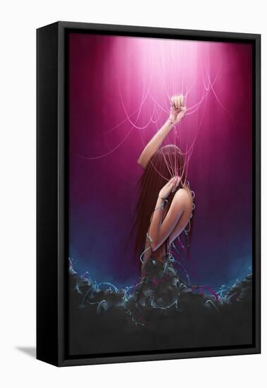 Breakaway-Charlie Bowater-Framed Stretched Canvas