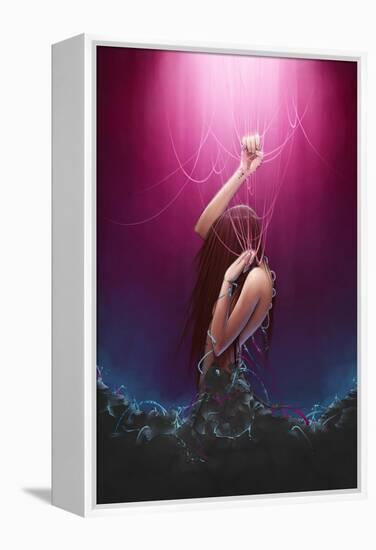 Breakaway-Charlie Bowater-Framed Stretched Canvas