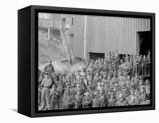 Breaker Boys, Woodward Coal Breakers, Kingston, Pa.-null-Framed Stretched Canvas