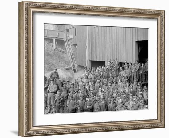 Breaker Boys, Woodward Coal Breakers, Kingston, Pa.-null-Framed Photo