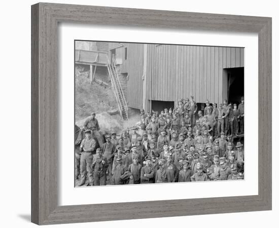 Breaker Boys, Woodward Coal Breakers, Kingston, Pa.-null-Framed Photo