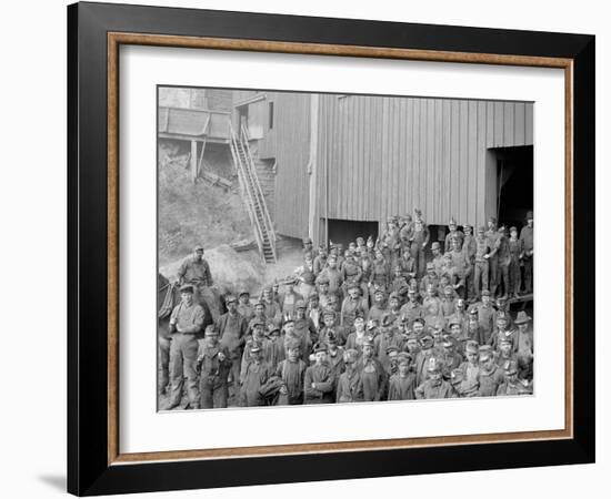 Breaker Boys, Woodward Coal Breakers, Kingston, Pa.-null-Framed Photo