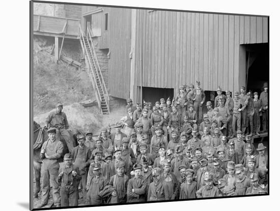 Breaker Boys, Woodward Coal Breakers, Kingston, Pa.-null-Mounted Photo