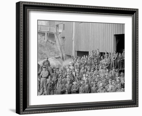 Breaker Boys, Woodward Coal Breakers, Kingston, Pa.-null-Framed Photo