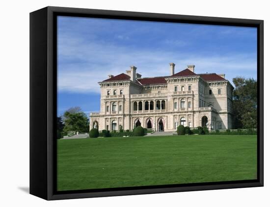 Breakers, Built in 1895 for Cornelius Vanderbilt, Newport, Rhode Island, New England, USA-Fraser Hall-Framed Premier Image Canvas