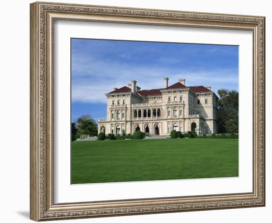 Breakers, Built in 1895 for Cornelius Vanderbilt, Newport, Rhode Island, New England, USA-Fraser Hall-Framed Photographic Print