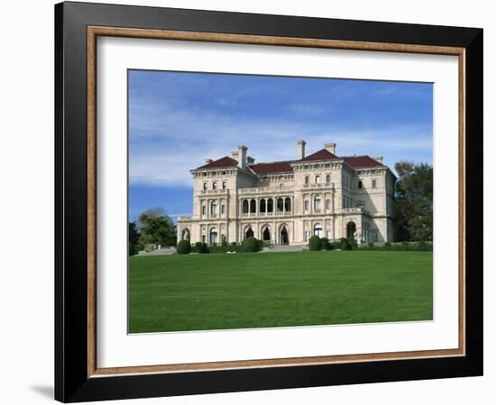 Breakers, Built in 1895 for Cornelius Vanderbilt, Newport, Rhode Island, New England, USA-Fraser Hall-Framed Photographic Print