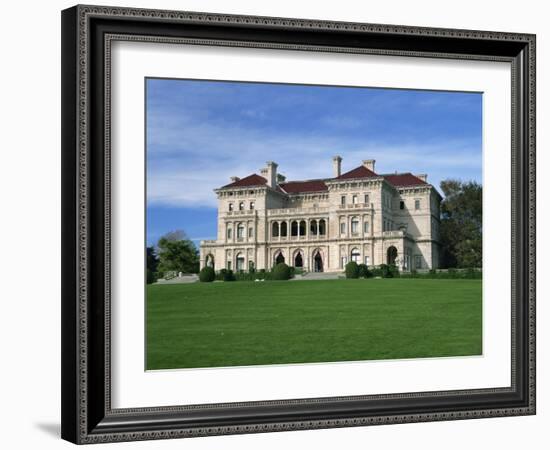 Breakers, Built in 1895 for Cornelius Vanderbilt, Newport, Rhode Island, New England, USA-Fraser Hall-Framed Photographic Print