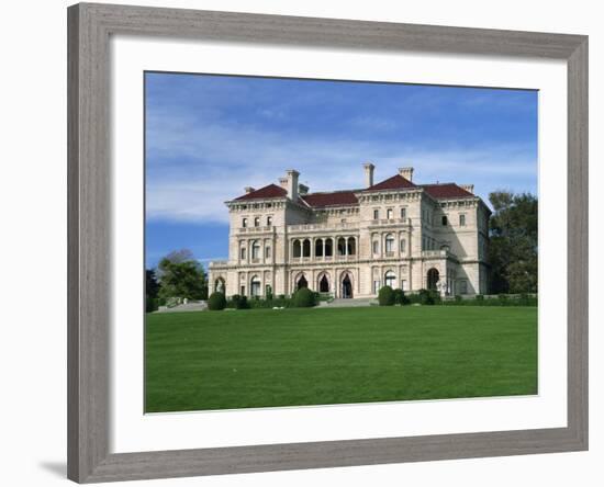 Breakers, Built in 1895 for Cornelius Vanderbilt, Newport, Rhode Island, New England, USA-Fraser Hall-Framed Photographic Print