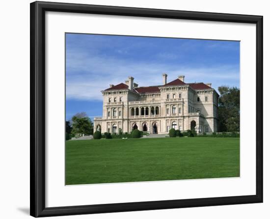 Breakers, Built in 1895 for Cornelius Vanderbilt, Newport, Rhode Island, New England, USA-Fraser Hall-Framed Photographic Print