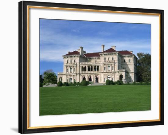 Breakers, Built in 1895 for Cornelius Vanderbilt, Newport, Rhode Island, New England, USA-Fraser Hall-Framed Photographic Print