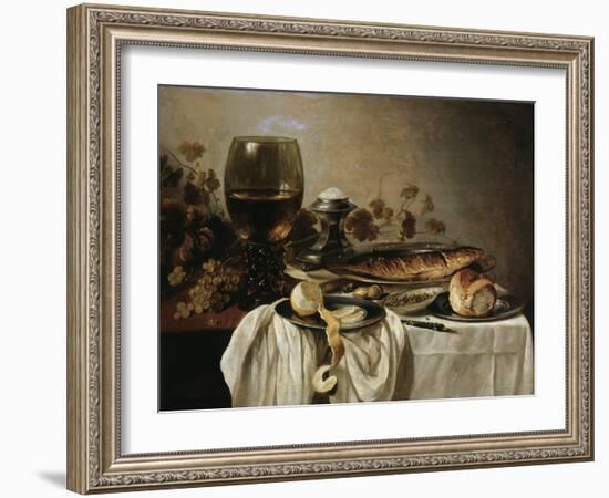 Breakfast, 1646-Pieter Claesz-Framed Giclee Print