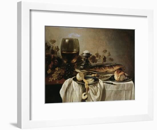 Breakfast, 1646-Pieter Claesz-Framed Giclee Print