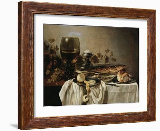 Breakfast, 1646-Pieter Claesz-Framed Giclee Print