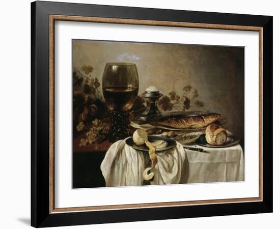 Breakfast, 1646-Pieter Claesz-Framed Giclee Print