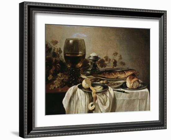 Breakfast, 1646-Pieter Claesz-Framed Giclee Print