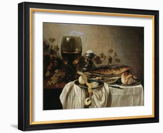 Breakfast, 1646-Pieter Claesz-Framed Giclee Print