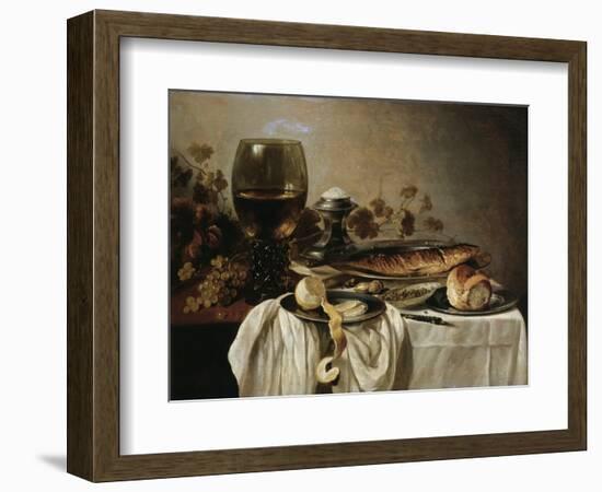 Breakfast, 1646-Pieter Claesz-Framed Giclee Print