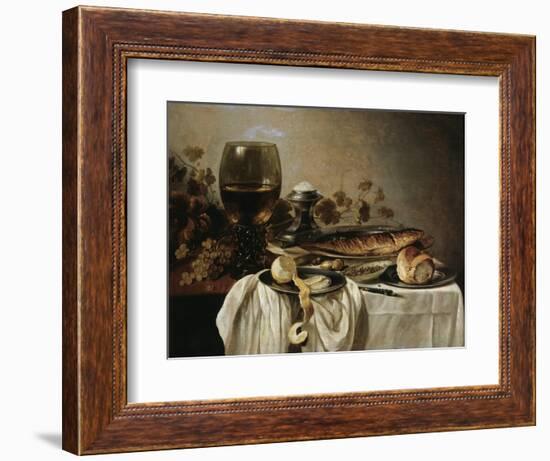 Breakfast, 1646-Pieter Claesz-Framed Giclee Print