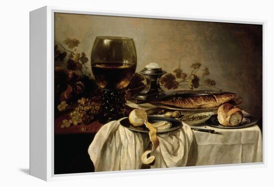 Breakfast, 1646-Pieter Claesz-Framed Premier Image Canvas