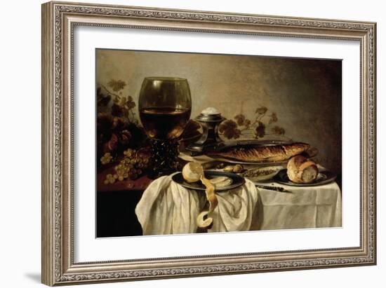 Breakfast, 1646-Pieter Claesz-Framed Giclee Print