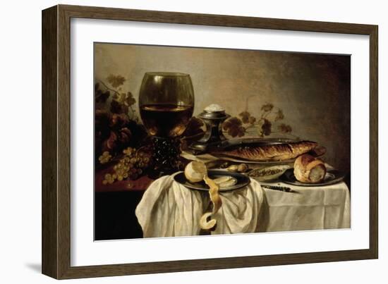 Breakfast, 1646-Pieter Claesz-Framed Giclee Print
