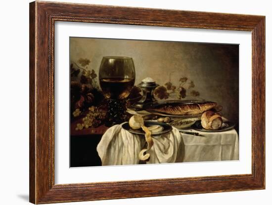 Breakfast, 1646-Pieter Claesz-Framed Giclee Print