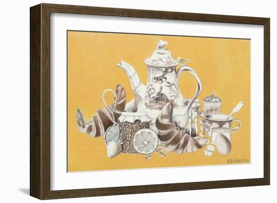 Breakfast, 1993-E.B. Watts-Framed Giclee Print