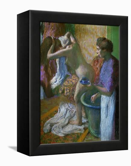 Breakfast after the Bath-Edgar Degas-Framed Premier Image Canvas