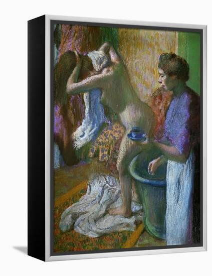 Breakfast after the Bath-Edgar Degas-Framed Premier Image Canvas