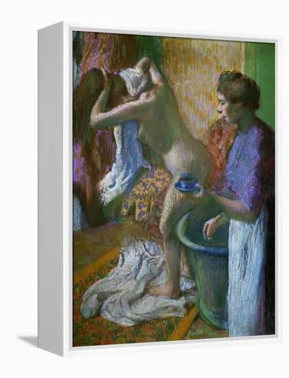 Breakfast after the Bath-Edgar Degas-Framed Premier Image Canvas