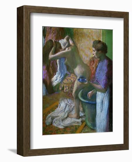 Breakfast after the Bath-Edgar Degas-Framed Giclee Print