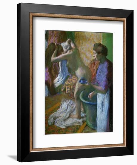 Breakfast after the Bath-Edgar Degas-Framed Giclee Print