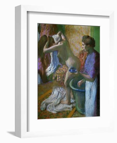 Breakfast after the Bath-Edgar Degas-Framed Giclee Print