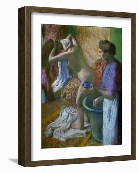 Breakfast after the Bath-Edgar Degas-Framed Giclee Print