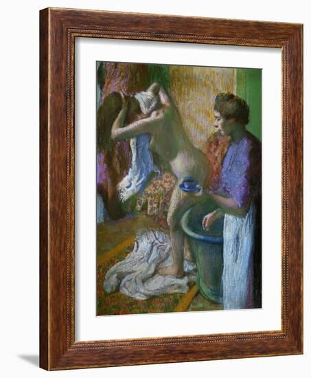 Breakfast after the Bath-Edgar Degas-Framed Giclee Print