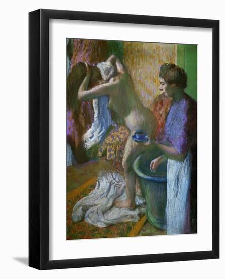 Breakfast after the Bath-Edgar Degas-Framed Giclee Print