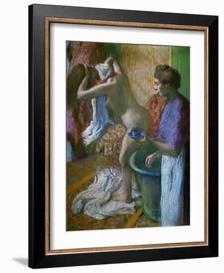 Breakfast after the Bath-Edgar Degas-Framed Giclee Print