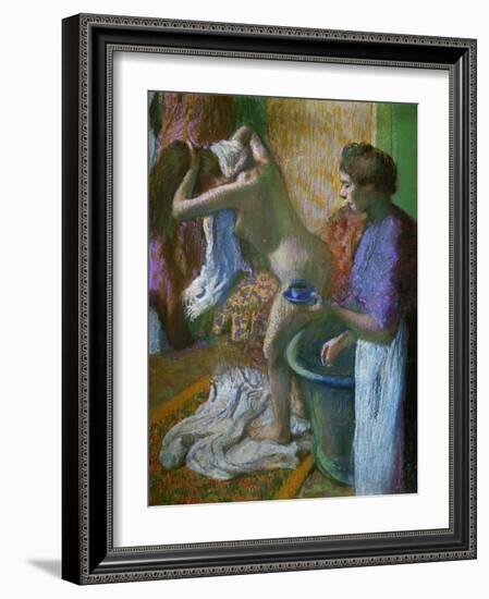 Breakfast after the Bath-Edgar Degas-Framed Giclee Print