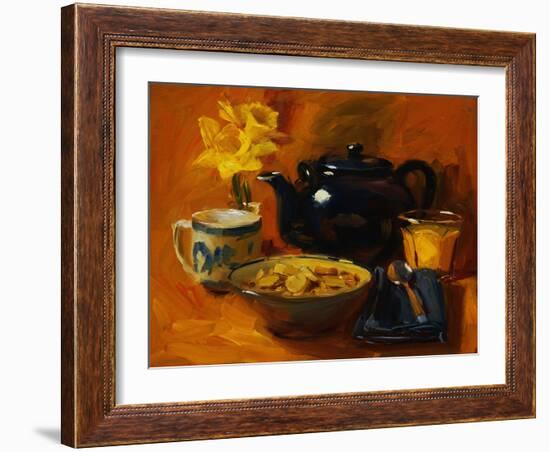 Breakfast at Debby's-Pam Ingalls-Framed Giclee Print