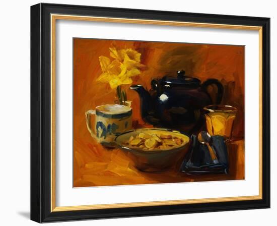 Breakfast at Debby's-Pam Ingalls-Framed Giclee Print