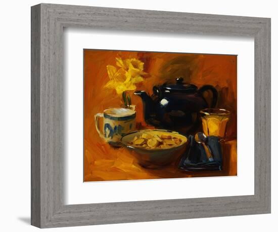 Breakfast at Debby's-Pam Ingalls-Framed Giclee Print