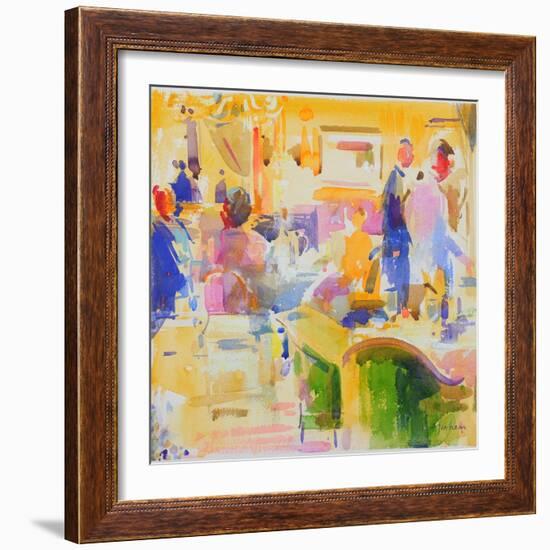 Breakfast at The Carlyle, New York-Peter Graham-Framed Giclee Print