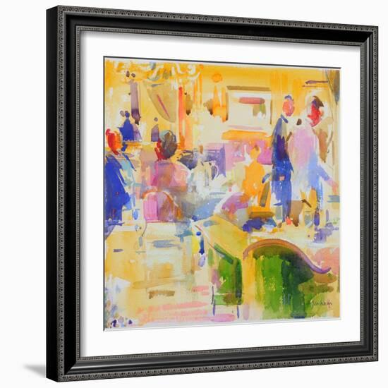 Breakfast at The Carlyle, New York-Peter Graham-Framed Giclee Print