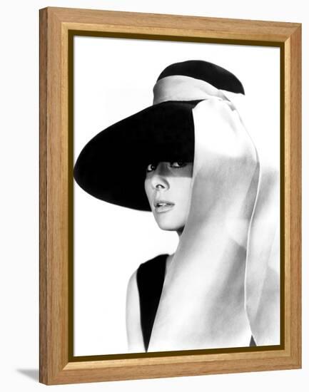 Breakfast at Tiffany's, Audrey Hepburn, 1961-null-Framed Stretched Canvas